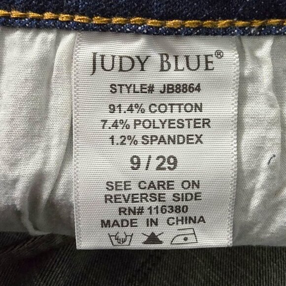 Judy Blue Distressed Skinny Fit Jeans Sz 29 - Picture 8 of 9